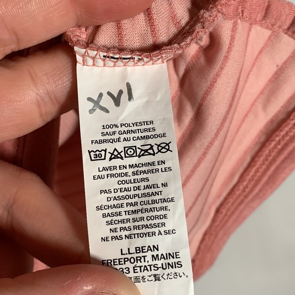 L.L Bean Pink Ribbed Zip-Up Sweater Vest - Picture 12 of 12